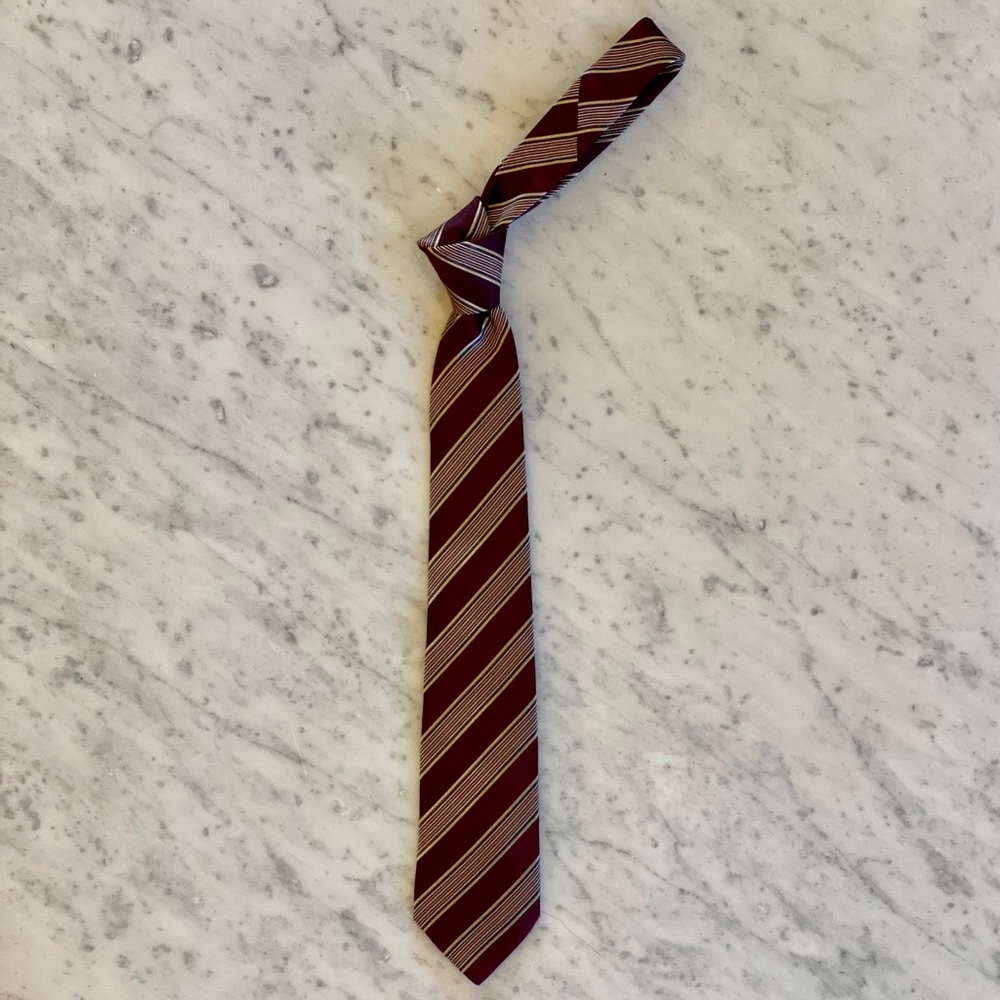 Ferragamo silk jacquard tie